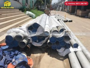 Giao 50 tấn thép ống đúc và ống inox cho công trình tại Bình Dương