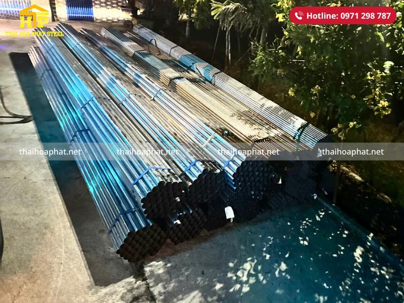 Giao 15 tấn thép ống và thép hộp cho công trình tại Tây Ninh