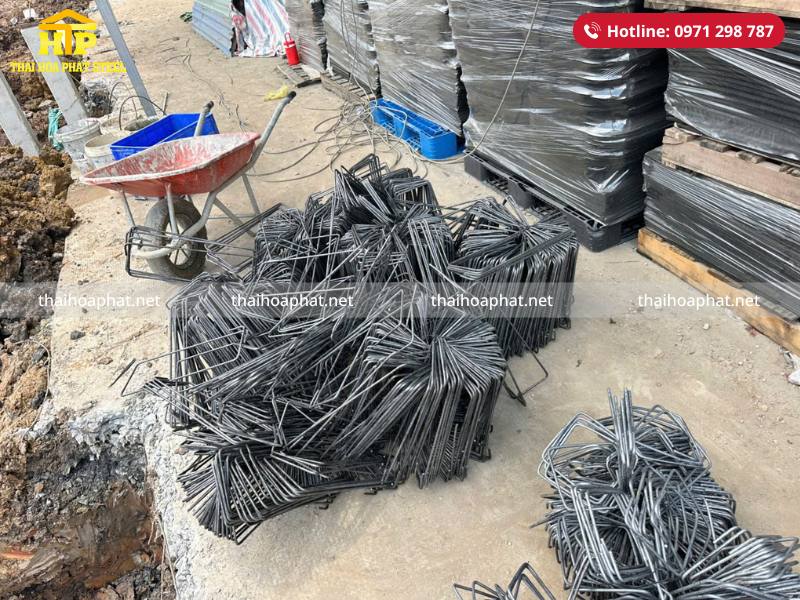 Giao 5 tấn thép xây dựng cho công trình tại Long An