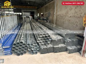 Giao 7 tấn thép hộp và thép ống mạ kẽm cho công trình tại Tây Ninh