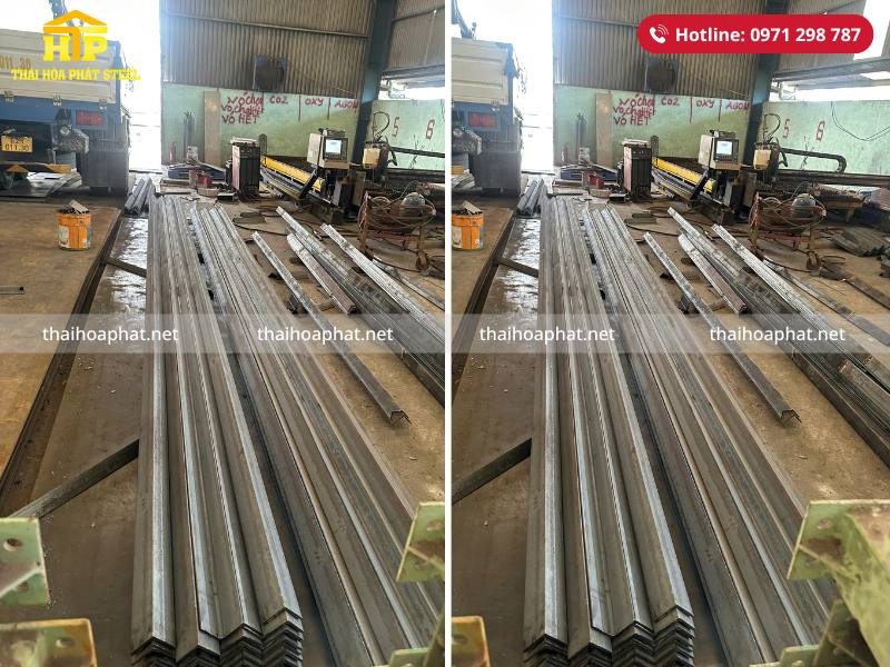 Giao 9 tấn thép hình V cho công trình tại Đồng Nai