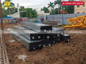 Giao 15 tấn thép hộp mạ kẽm cho công trình tại Cần Giờ, Thành phố Hồ Chí Minh