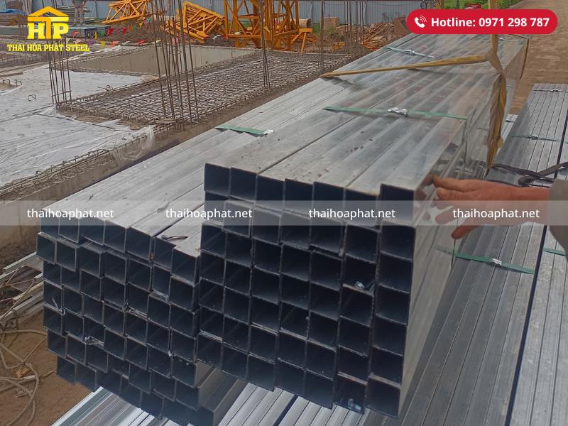 Giao 15 tấn thép hộp mạ kẽm cho công trình tại Cần Giờ, Thành phố Hồ Chí Minh