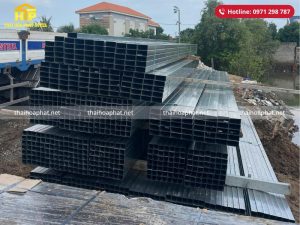 Giao 15 tấn thép hộp cho công trình tại Cần Giờ, Thành phố Hồ Chí Minh