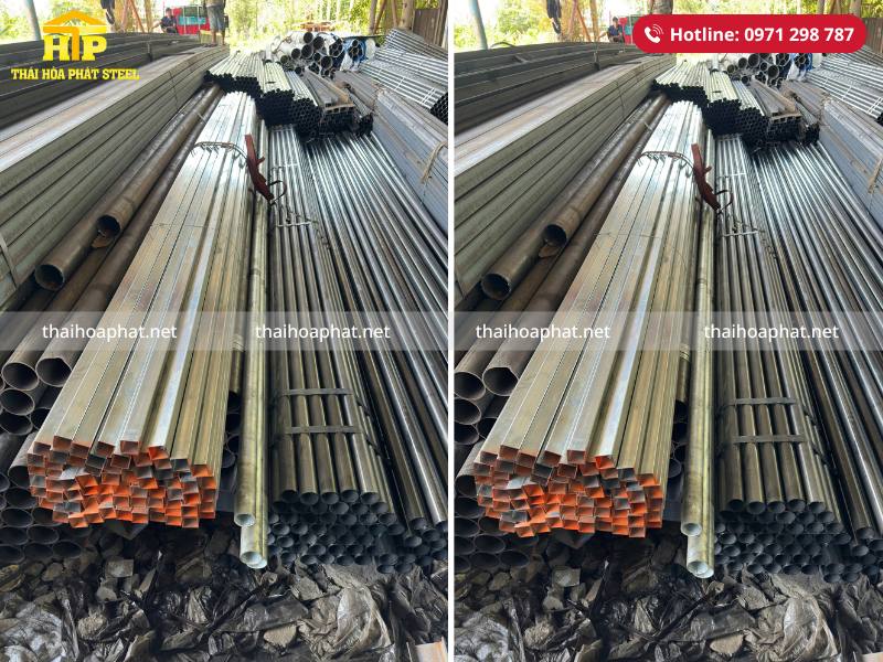 Giao 16 tấn thép ống cho công trình tại Quận 12, Thành phố Hồ Chí Minh