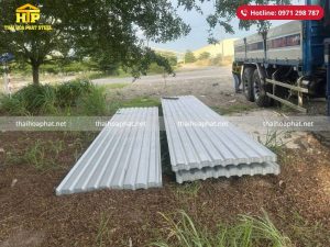 Giao 2500m tôn xanh ngọc cho công trình tại Bình Phước