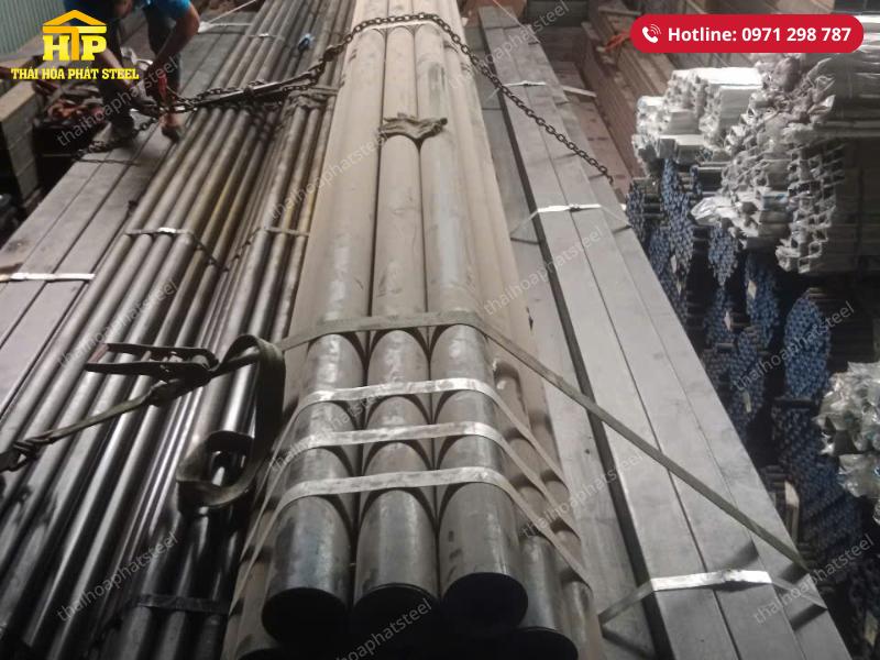 Giao 30 tấn thép hộp vuông và thép ống cho công trình tại Bà Rịa - Vũng Tàu