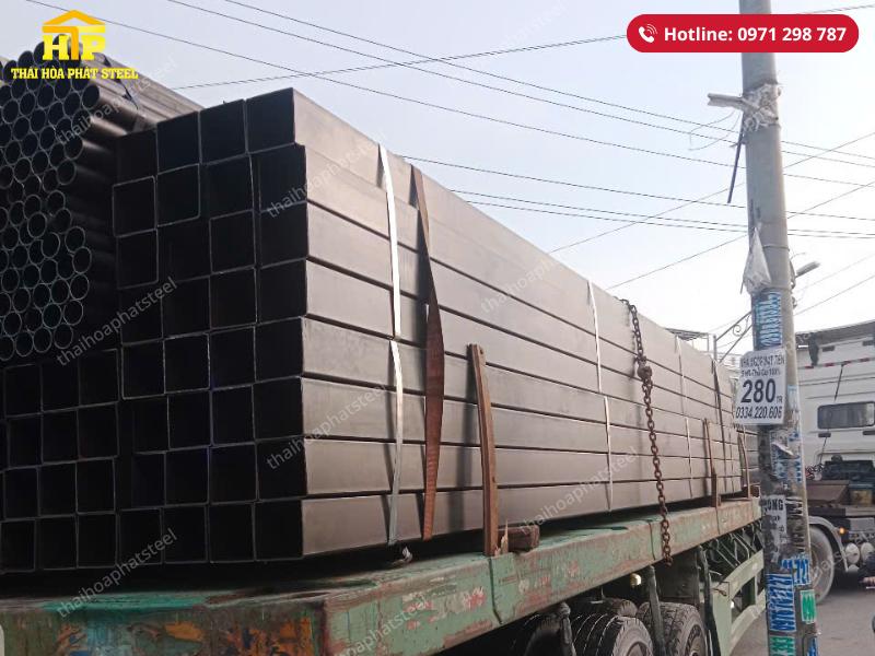 Giao 30 tấn thép hộp vuông và thép ống cho công trình tại Bà Rịa - Vũng Tàu