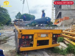 Giao 35 tấn thép xây dựng cho công trình tại Bình Dương