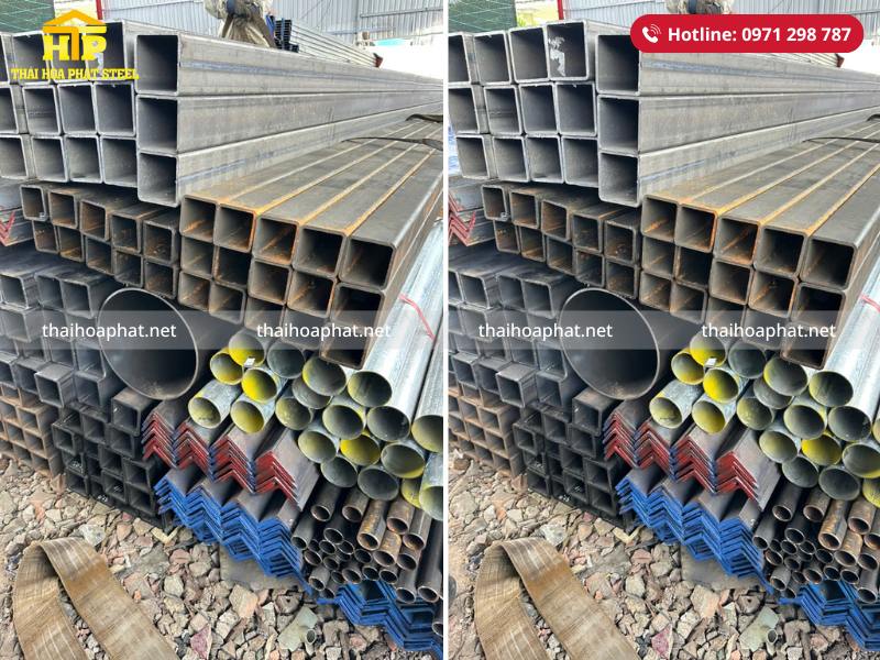 Giao 5 tấn thép hộp đen cho công trình tại Bình Dương