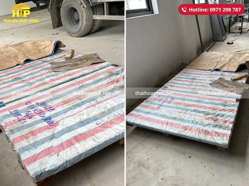 Giao 5 tấn thép tấm và thép hộp inox cho công trình tại Tây Ninh