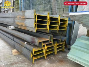 Giao 3 tấn thép hình I cho công trình tại Long An