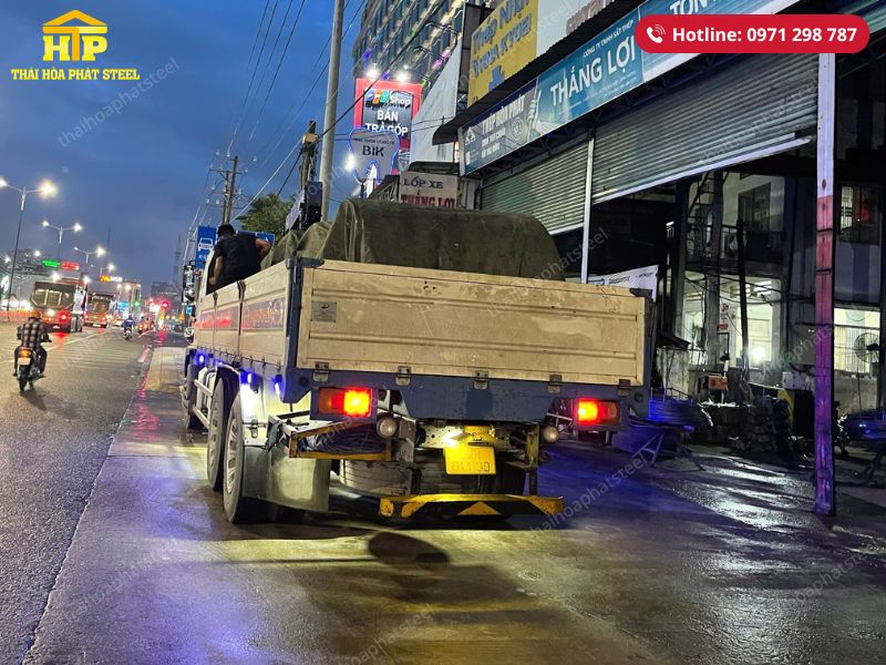 Giao 11 tấn thép cuộn D6 cho công trình tại Quận 12, Thành phố Hồ Chí Minh
