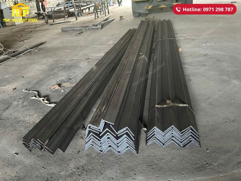 Giao 9 tấn thép hình V và thép tấm cho công trình tại Đồng Nai
