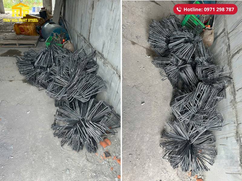 Giao 6 tấn sắt xây dựng cho công trình tại Long An