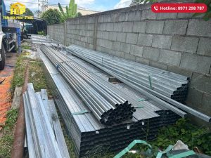 Giao 15 tấn thép hộp và thép tấm cho công trình tại Nhơn Trạch, Đồng Nai