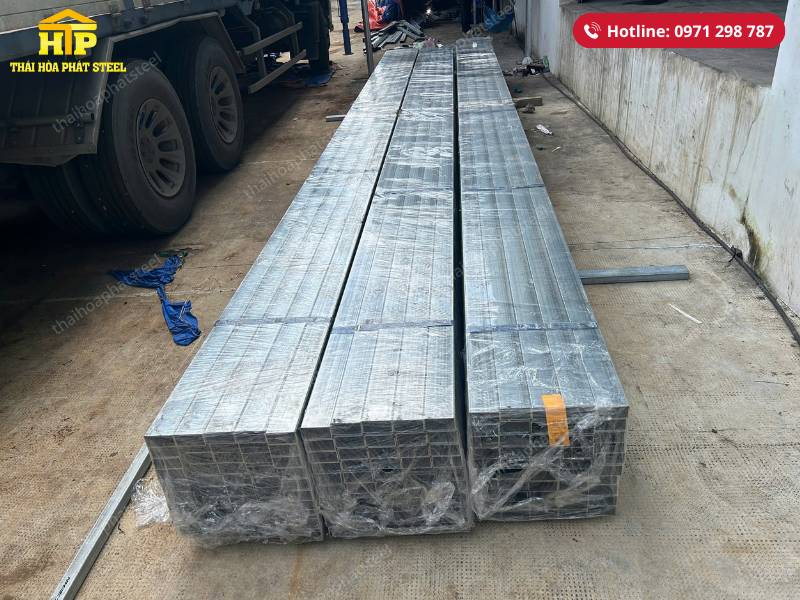 Giao 15 tấn thép hộp và thép tấm cho công trình tại Nhơn Trạch, Đồng Nai