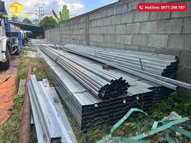 Giao 15 tấn thép hộp và thép tấm cho công trình tại Nhơn Trạch, Đồng Nai